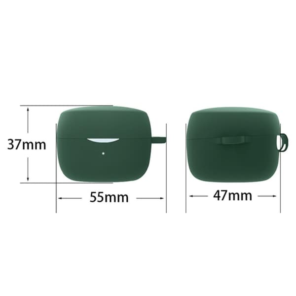 Baseus WM02 silikoni tapauksessa roikkuu solki - Mustanvihreä Green