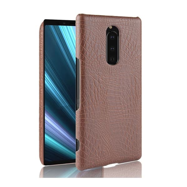 Croco Sony Xperia XZ4 skal - Brun Brun