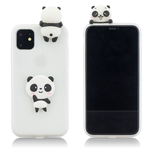 Cute 3D iPhone 11 skal - Vit Vit