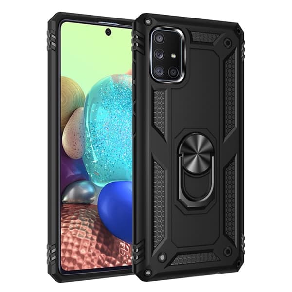 Bofink Combat Samsung Galaxy A71 5G deksel - Svart Black