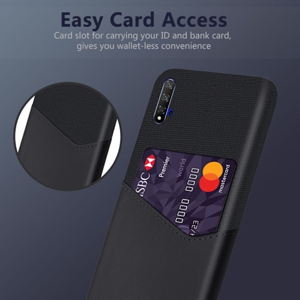 Bofink Honor 20 Card cover - Sort Black