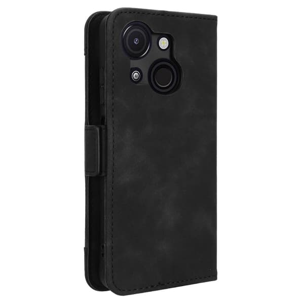 itel A50C moderni nahkainen lompakkokotelo - Musta Black