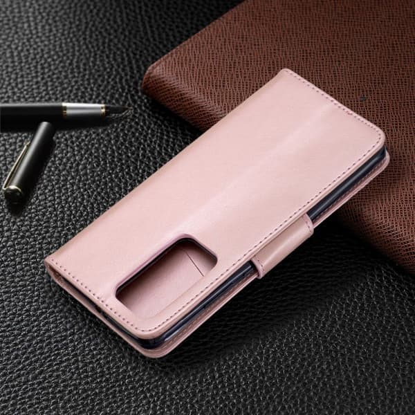 Butterfly Huawei P40 Pro etui - Rødguld Pink