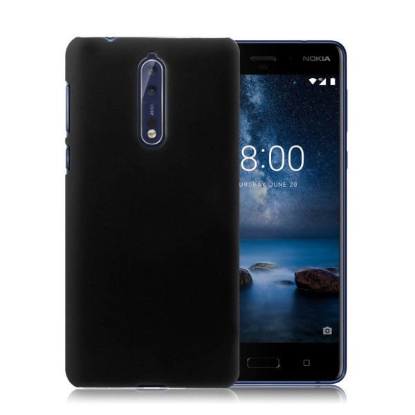 Nokia 8 Enfärgat fodral - Svart Svart