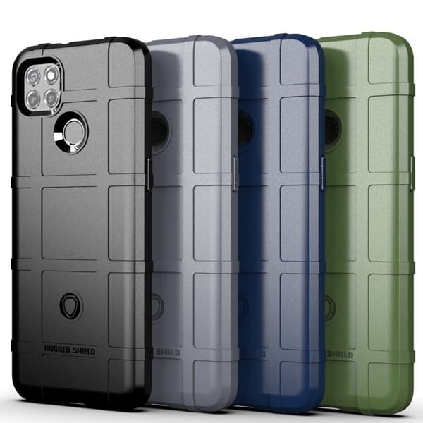 robust skjold etui - Motorola Moto G9 Power - sort Black