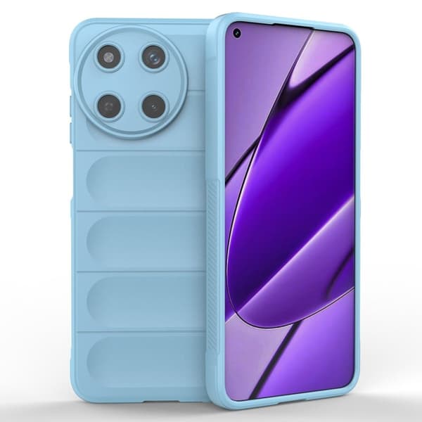 Mjukt greppformat Realme 11 5G skal - Baby Blå Blå