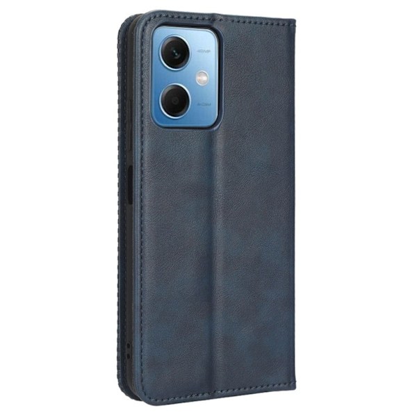 Bofink Vintage läder Xiaomi Redmi Note 12 fodral - Blå Blå