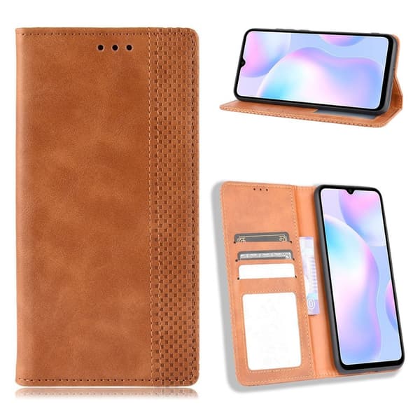 Bofink Vintage Xiaomi Redmi 9A veske - Brun Brown