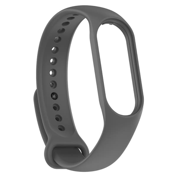 Xiaomi Mi Band 7 / 6 / 5 enkelt klockarmband - Platina Stålgrå Silvergrå
