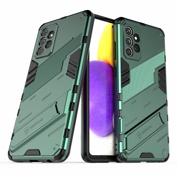Stöttåligt Samsung Galaxy A72 5G hybridskal - Grön Grön