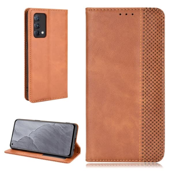 Bofink Vintage Realme GT Master Læder Etui - Brun Brown