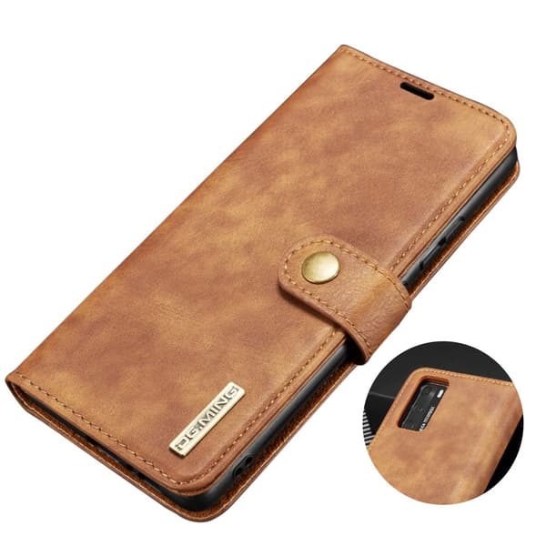 DG.MING Huawei P40 2-i-1 pung etui - Brun Brown