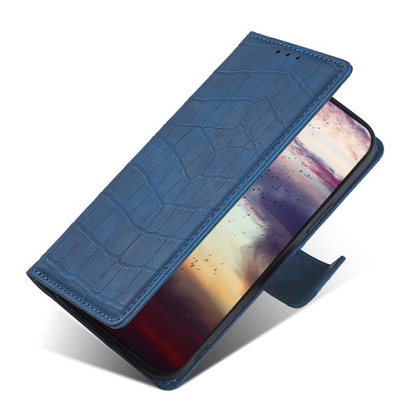 Croco Samsung Galaxy A13 4G cover - Blå Blue