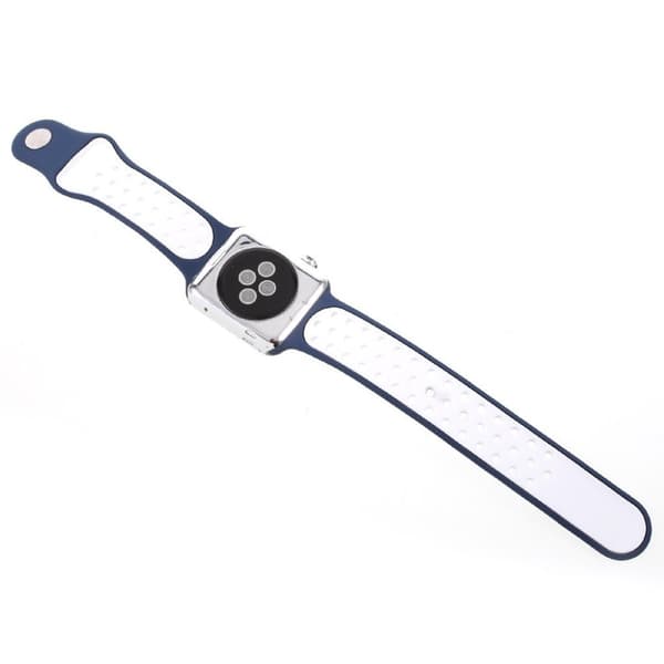 Apple klokkebånd 42 mm laget av silikon - Mørk blå Blue