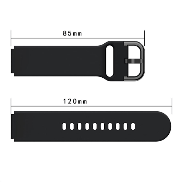 Huawei Watch Fit Mini / TalkBand B6 / B3 silikone urrem - Grå Silver grey