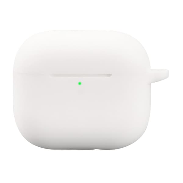 AirPods 4-etui til Bluetooth-høretelefoner Silikone-etui til beskyttelse af ørepropper - Hvid White