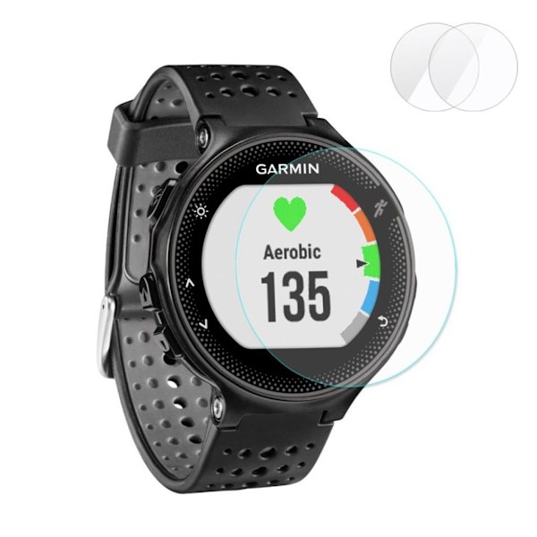 HAT PRINCE Garmin Forerunner 235 temperoitu lasisuoja näytölle 2kpl - Kirkas Transparent