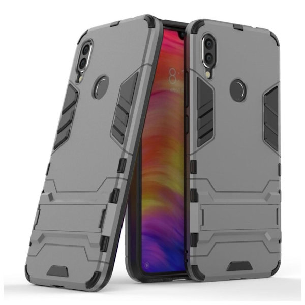 Cool Guard Xiaomi Redmi Note 7 cover - Grå Silver grey