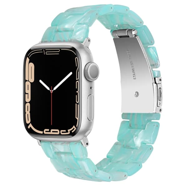 Apple Watch (45 mm) klockarmband i resinmodell - Jade Grön Grön