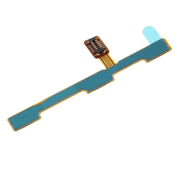 Huawei P10 Lite På och av knapp med ram och kabel - Gul Gul