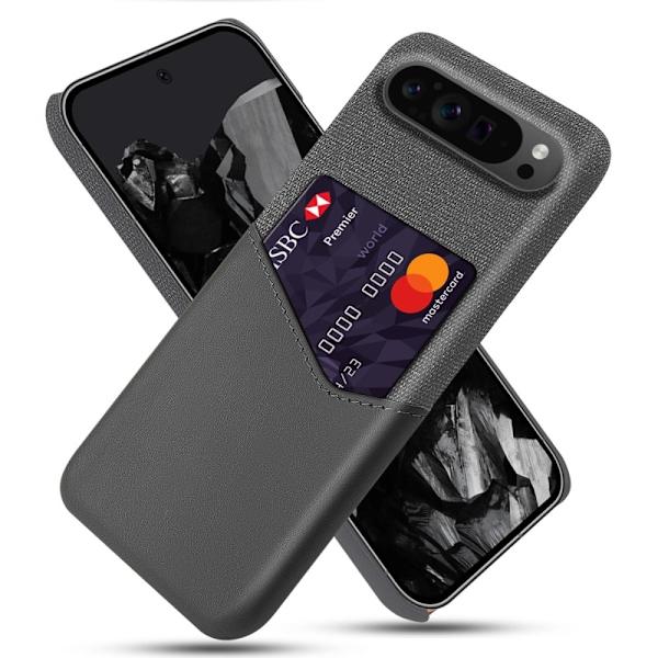 Bofink Google Pixel 9 Pro XL cover med kortholder - Grå Silver grey