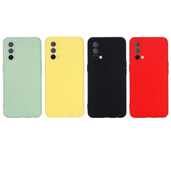 Matte Liquid OnePlus Nord CE 5G silikone cover - Rød Red