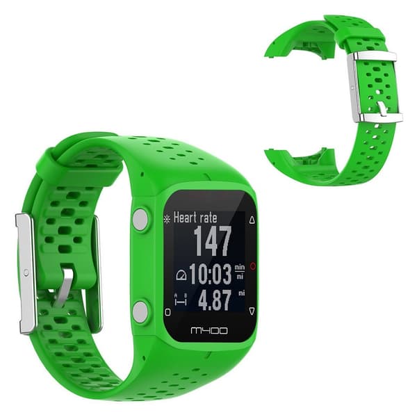 Polar M400 mukava silikoninen kellonauha - Vihreä Green
