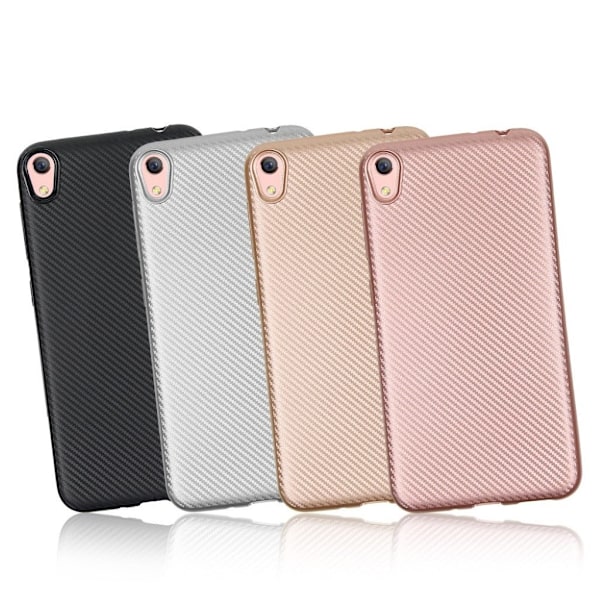 Asus Zenfone Live (ZB501KL) Karbon fiber designat skal - Silver Silvergrå