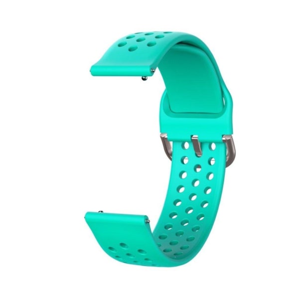 Silicone Watchband for Amazfit Youth and Huawei Watch GT 2 42mm - Cyan Grön