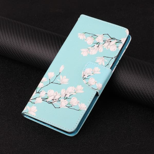 Wonderland Samsung Galaxy A03s Läppäkotelo - Gardenia Blue