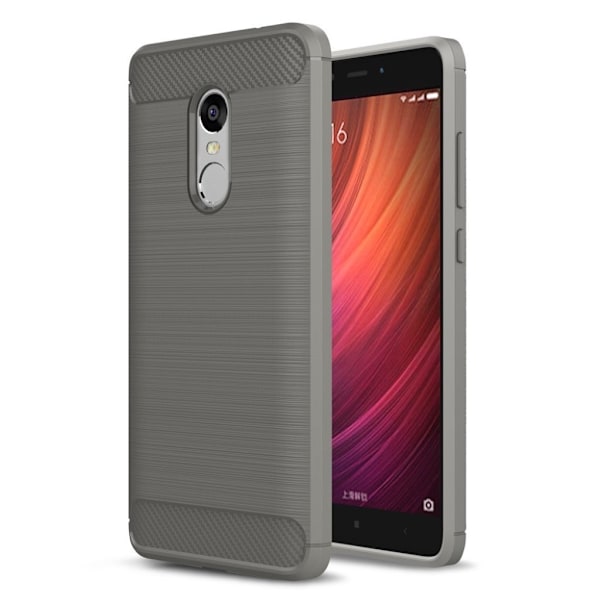 Bremer Xiaomi Redmi Note 4 Plastskal - Grå Silvergrå