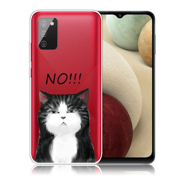 Deco Samsung Galaxy A02s Etui - Kat Black