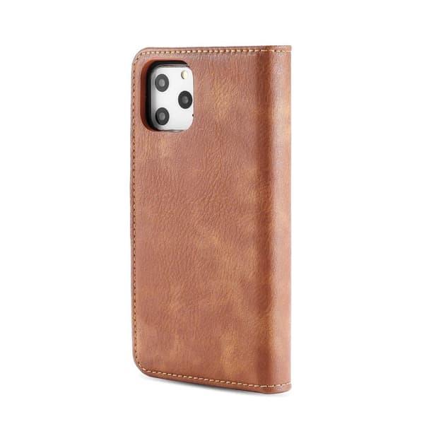 DG.MING iPhone 11 Pro Max 2-in-1 Wallet Etui - Brun Brown