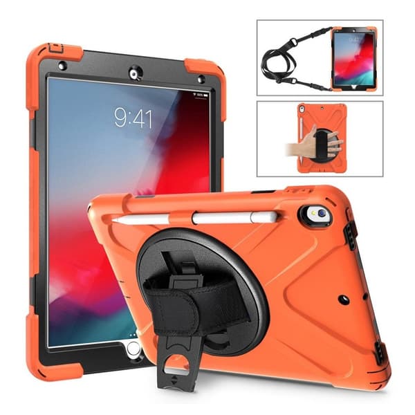 iPad Air (2019) 360 X-formet kombi etui - Orange Orange