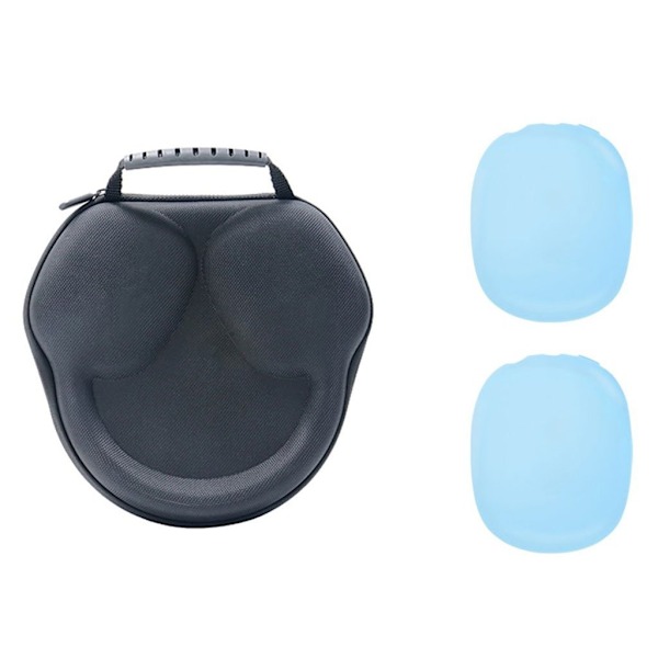 Airpods Max silikonisuojus + holkki - Sininen Blue