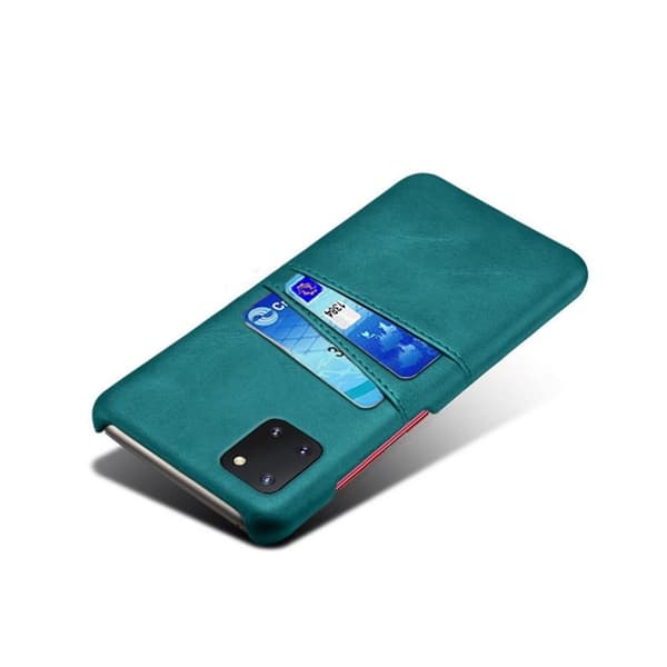 Dual Card Cover - Samsung Galaxy Note 10 Lite - Babyblå Blue