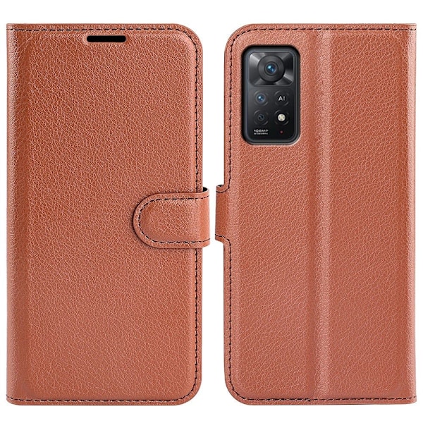 Classic Xiaomi Redmi Note 11S 5G / Xiaomi Redmi Note 11 Pro fodral - Brun Brun