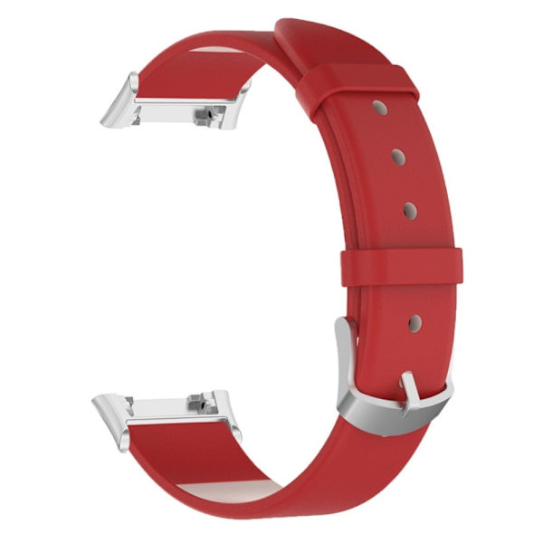 Oppo Watch Free urrem i læder - Rød Red