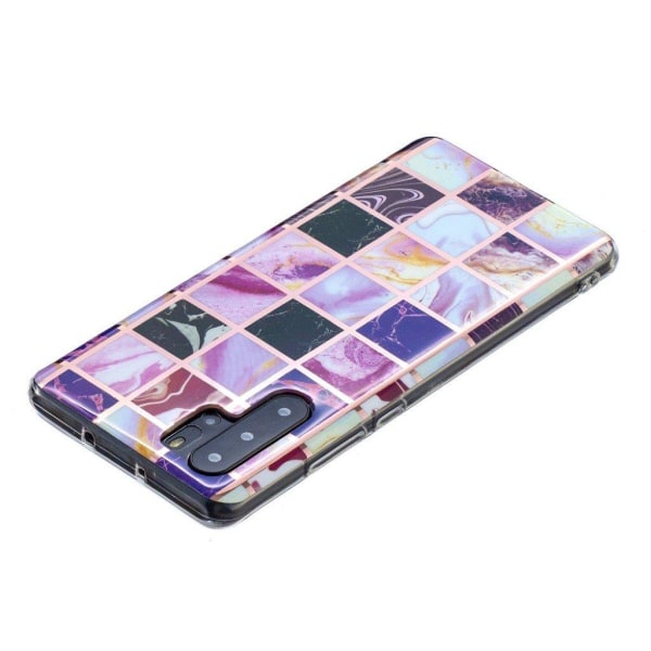Marble Huawei P30 Pro case - Marbles in Squares Pattern Multicolor