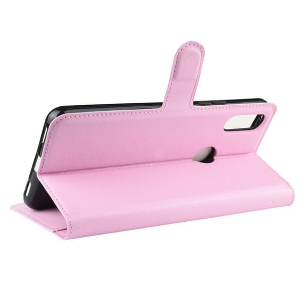 Classic Alcatel 3v (2019) flip kotelot - Pinkki Pink