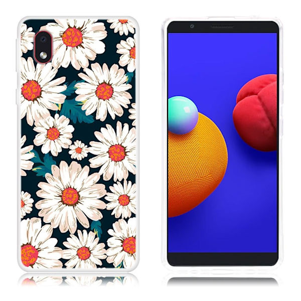 Deco Samsung Galaxy A01 Core Etui - Tusenfryd White