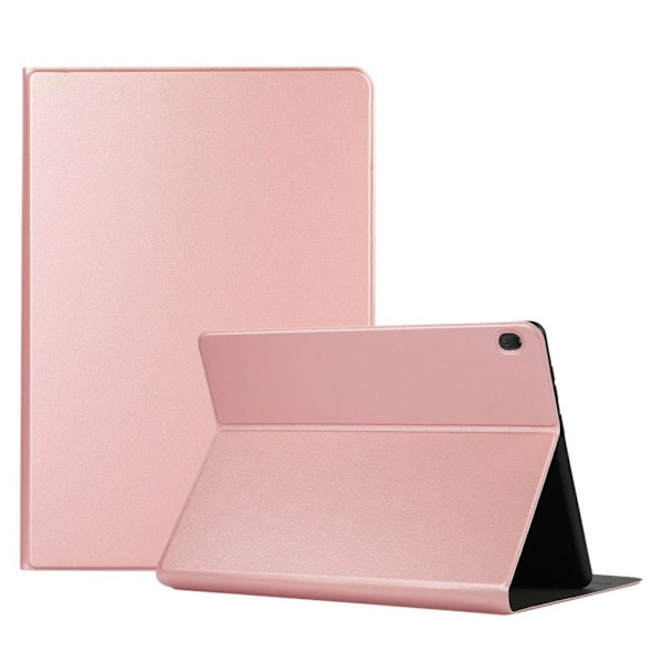 Lenovo Tab M10 enkelt läderfodral - Roséguld Rosa