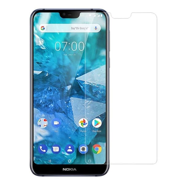 Nokia 8.1 Skjermbeskytter Med Buet Glass Transparent