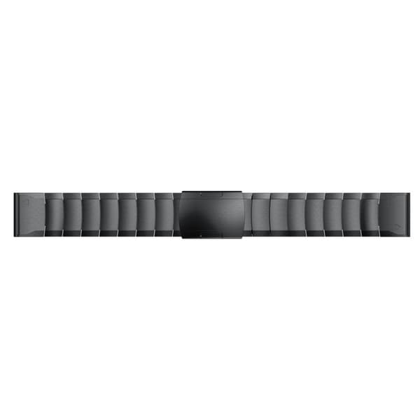 Garmin Fenix ​​6s holdbart rustfritt stål ur band - Svart Black