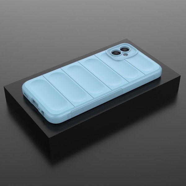 Blødt grebsformet cover til Samsung Galaxy A04e - Hvid White