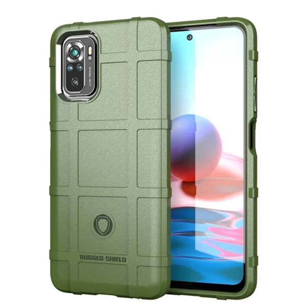 Rugged Shield Xiaomi Redmi Note 10S / Xiaomi Redmi Note 10 skal - Grön Grön