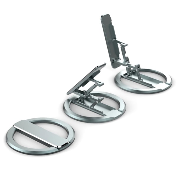 Universaali viileä rautarengas puhelinteline - Harmaa Silver grey