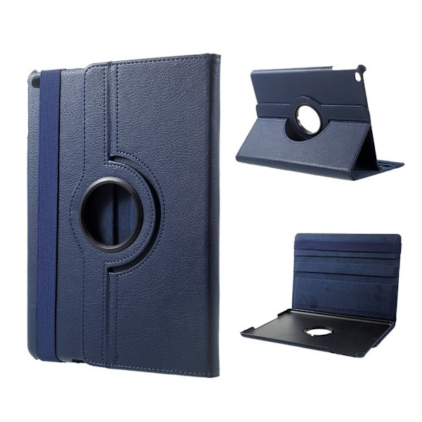iPad (2017) Etui med 360 grader stand - Mørkeblå Blue