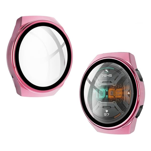 Huawei Watch GT 2e glasert durbale ramme - Rosa Pink
