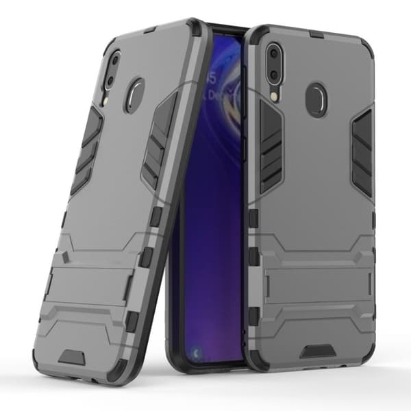 Cool Guard Samsung Galaxy M20 cover - Grå Silver grey